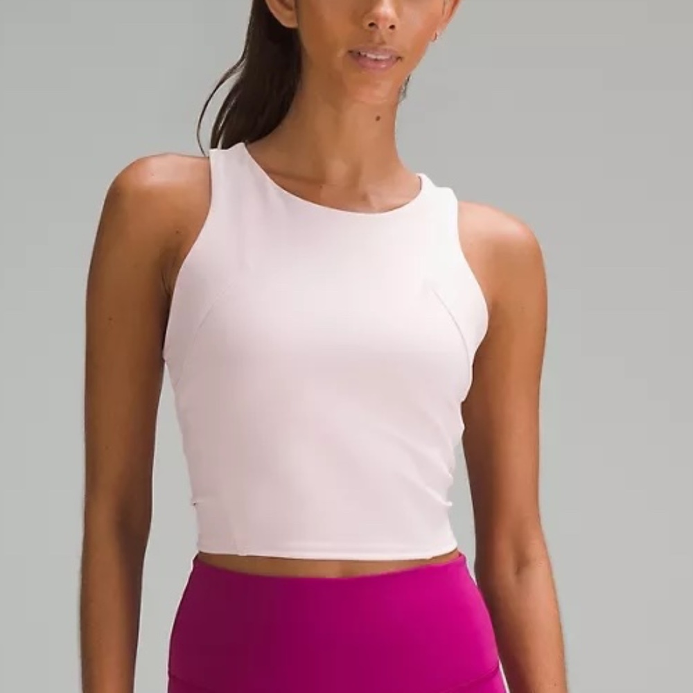 Lululemon Wunder Train Racerback Tank Top Size 6 Flush Pink